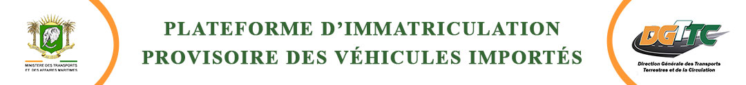 Banniere de fiche d'identification de livreur DGTTC